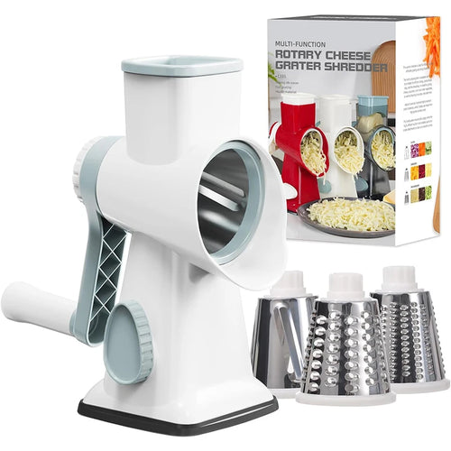 multifunction rotary food grater