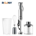 4-in-1 Hand Immersion Blender 1000W Powerful, Stainless Steel Stick Food Mixer