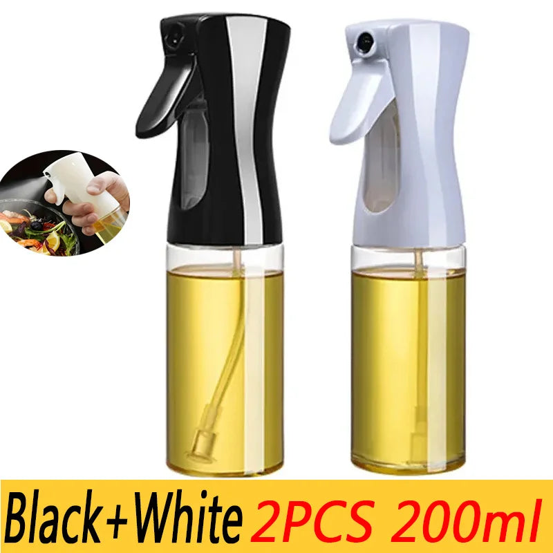 200/300/500ml Oil Spray Bottle BBQ Cooking Olive Oil Sprayer Plastic Baking Oil Spray