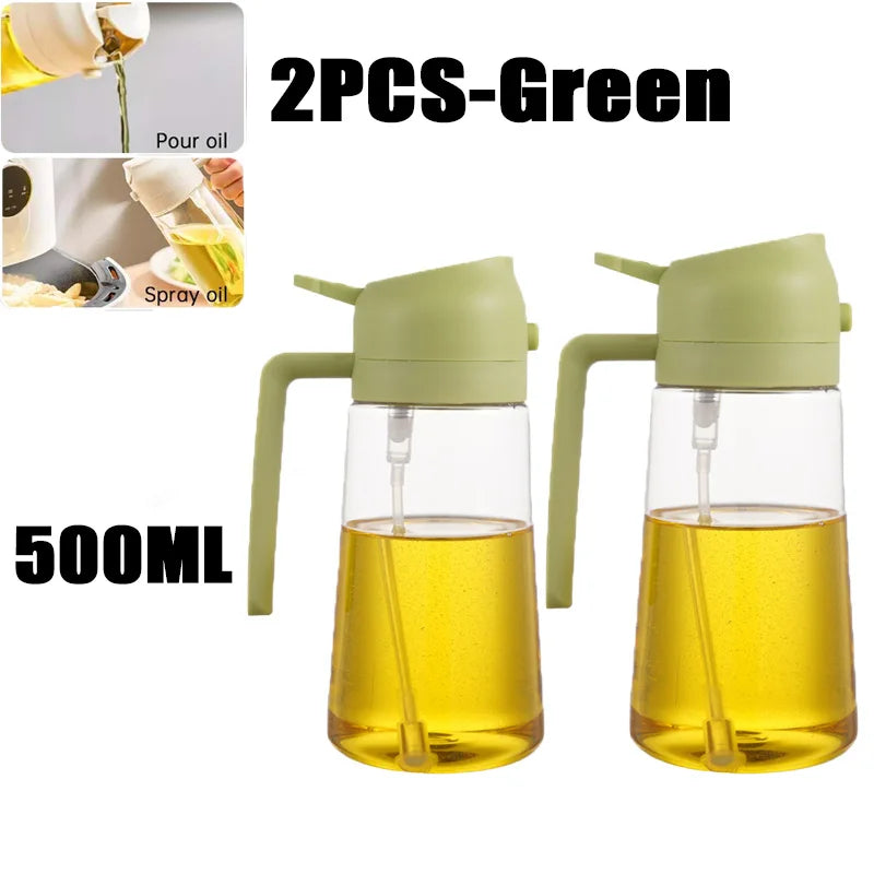 200/300/500ml Oil Spray Bottle BBQ Cooking Olive Oil Sprayer Plastic Baking Oil Spray