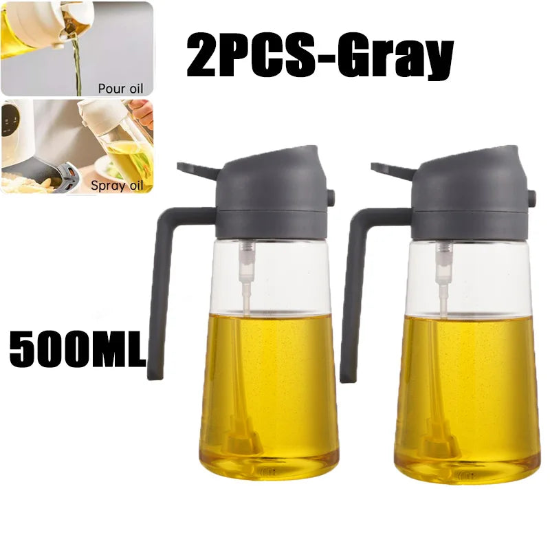 200/300/500ml Oil Spray Bottle BBQ Cooking Olive Oil Sprayer Plastic Baking Oil Spray