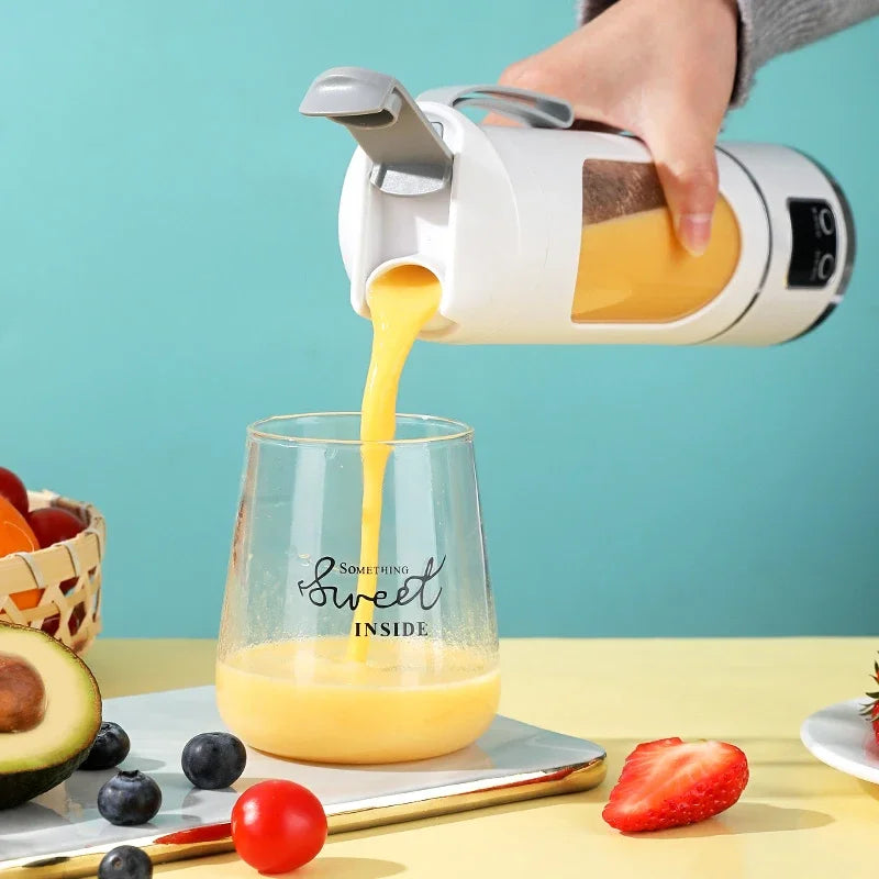 10 Blades Portable Fruit Juicer 450ml Capacity
