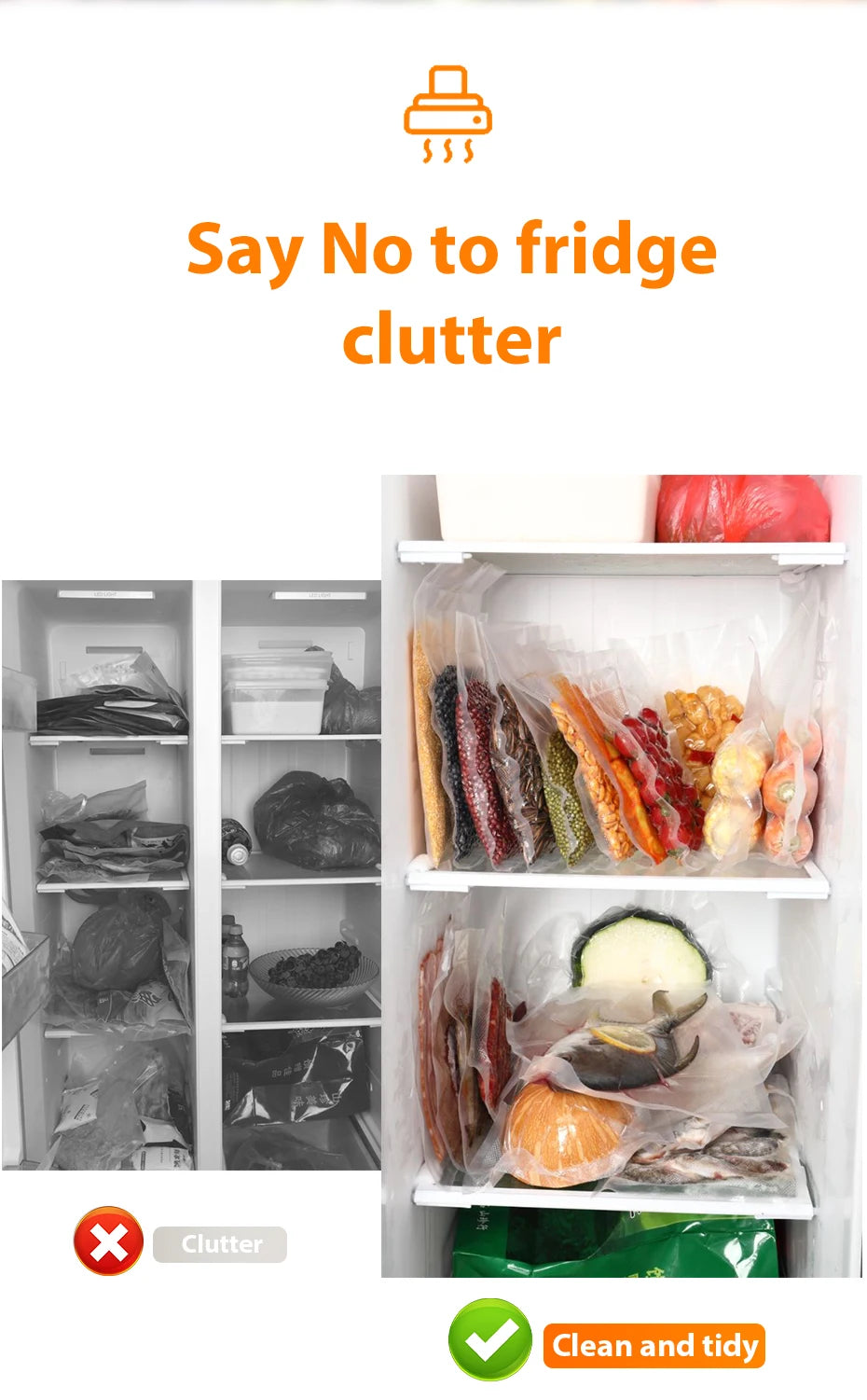 Food Vacuum Sealer With Free 10pcs Vacuum bags