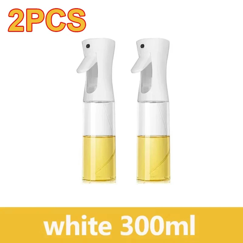 200/300/500ml Oil Spray Bottle BBQ Cooking Olive Oil Sprayer Plastic Baking Oil Spray