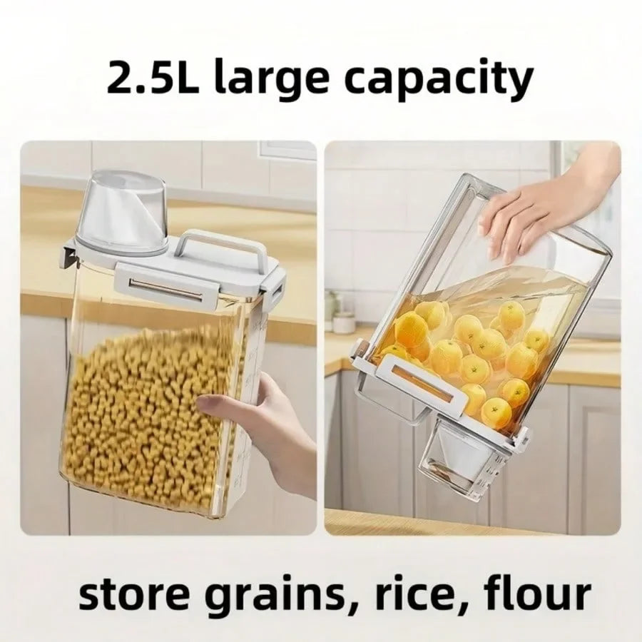 2.5L Covered Moisture-proof Sealed Storage Container