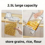 2.5L Covered Moisture-proof Sealed Storage Container