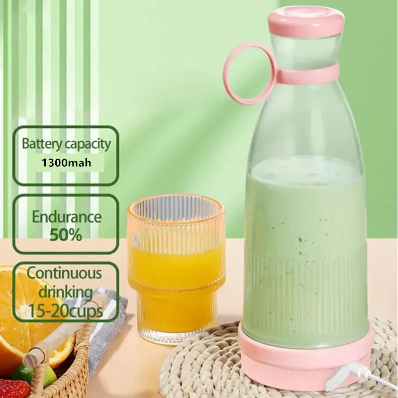 Electric Juicer Cup 6 Blades Blender Milkshake Machine