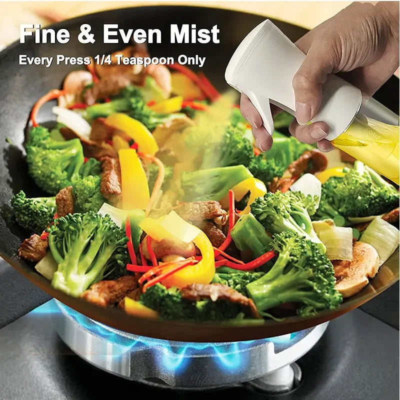 200/300/500ml Oil Spray Bottle BBQ Cooking Olive Oil Sprayer Plastic Baking Oil Spray