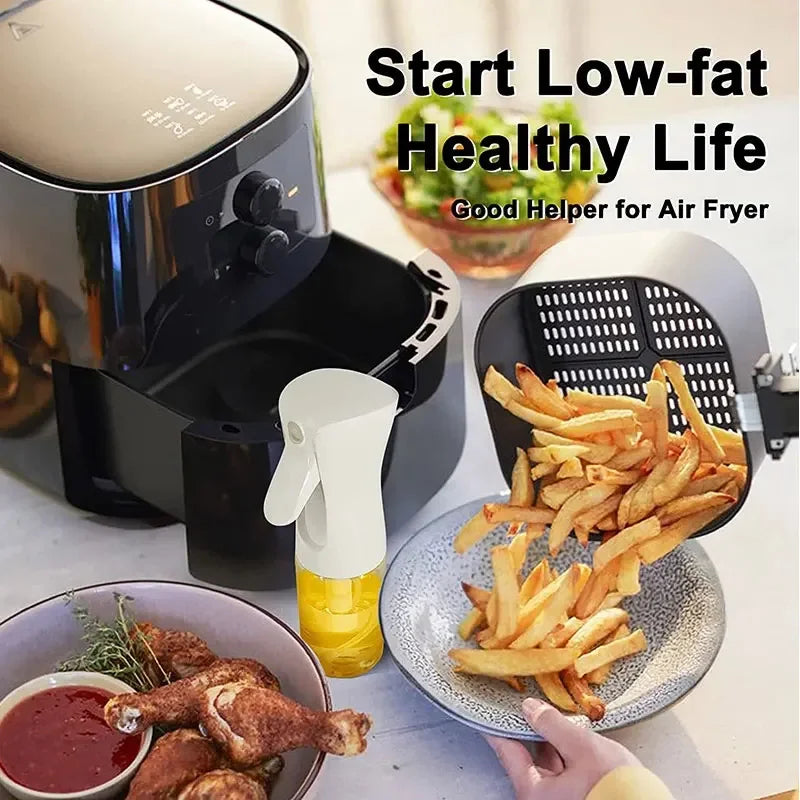 200/300/500ml Oil Spray Bottle BBQ Cooking Olive Oil Sprayer Plastic Baking Oil Spray