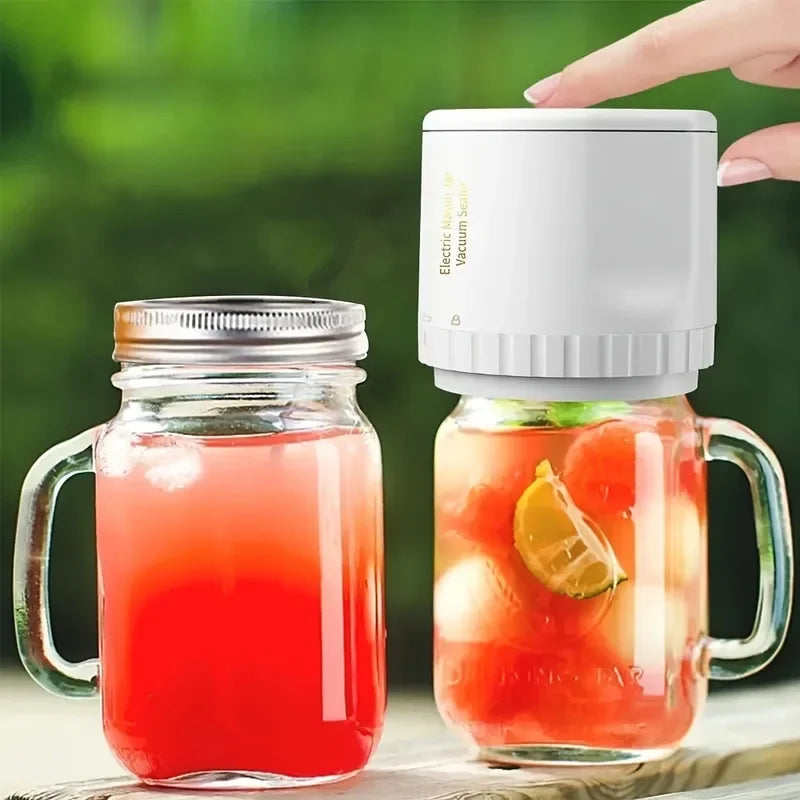 Electric Cordless Mason Jar Vacuum Sealer Kit