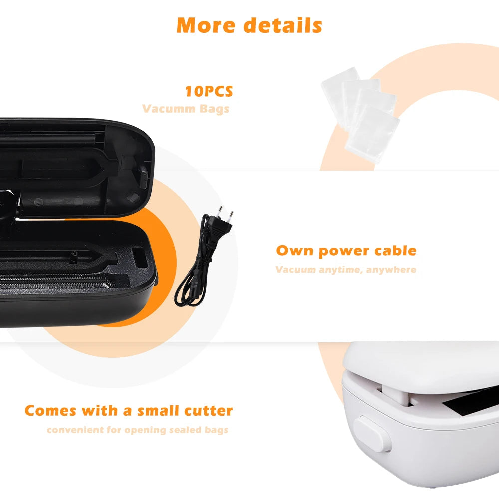 Food Vacuum Sealer With Free 10pcs Vacuum bags