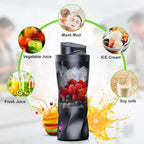 Portable Smoothie Blender USB Rechargeable 700ml Juicer Cup