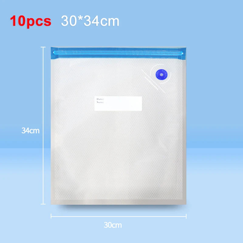 Rechargeable Automatic Sealing Machine with Reusable Vacuum Sealer Bags