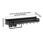 Metal Kitchen Shelf Organizer for Storage & Utensils