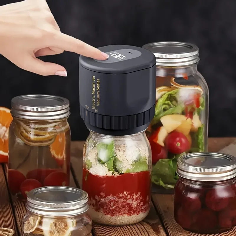 Electric Cordless Mason Jar Vacuum Sealer Kit